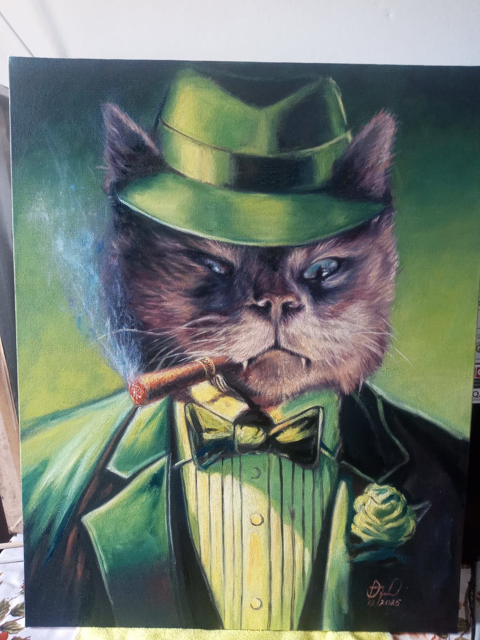EL Capo, Obra por encargo, Óleo sobre lienzo, 40x50cm