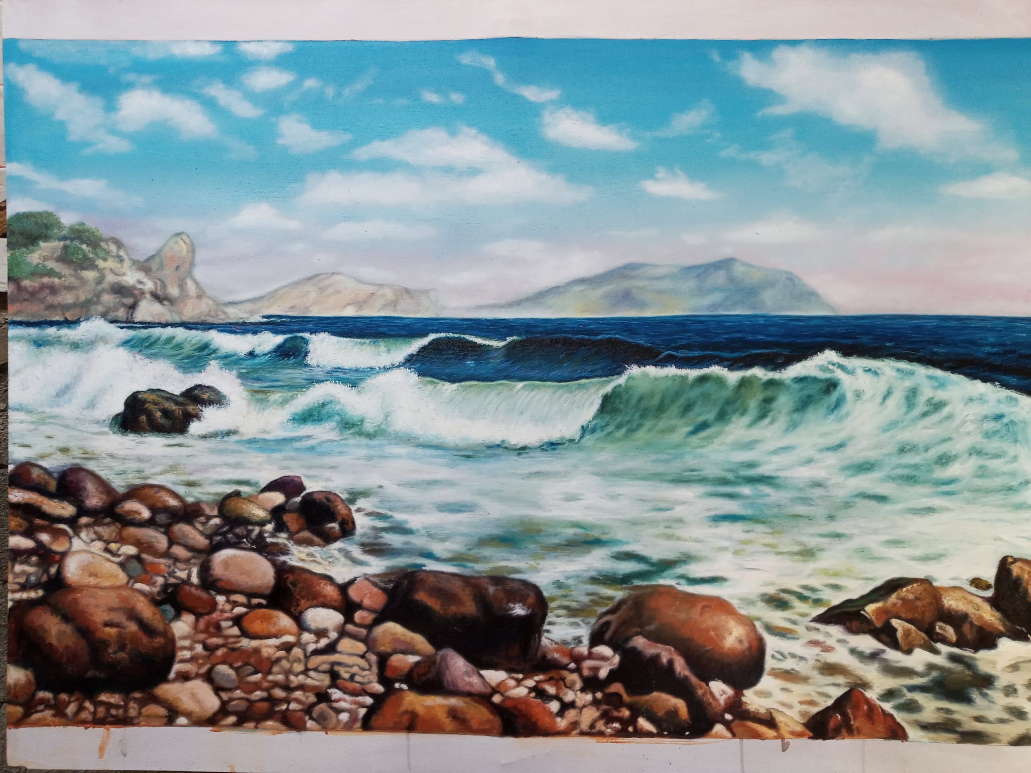 Marina 2, óleo sobre lienzo, 120x80cm