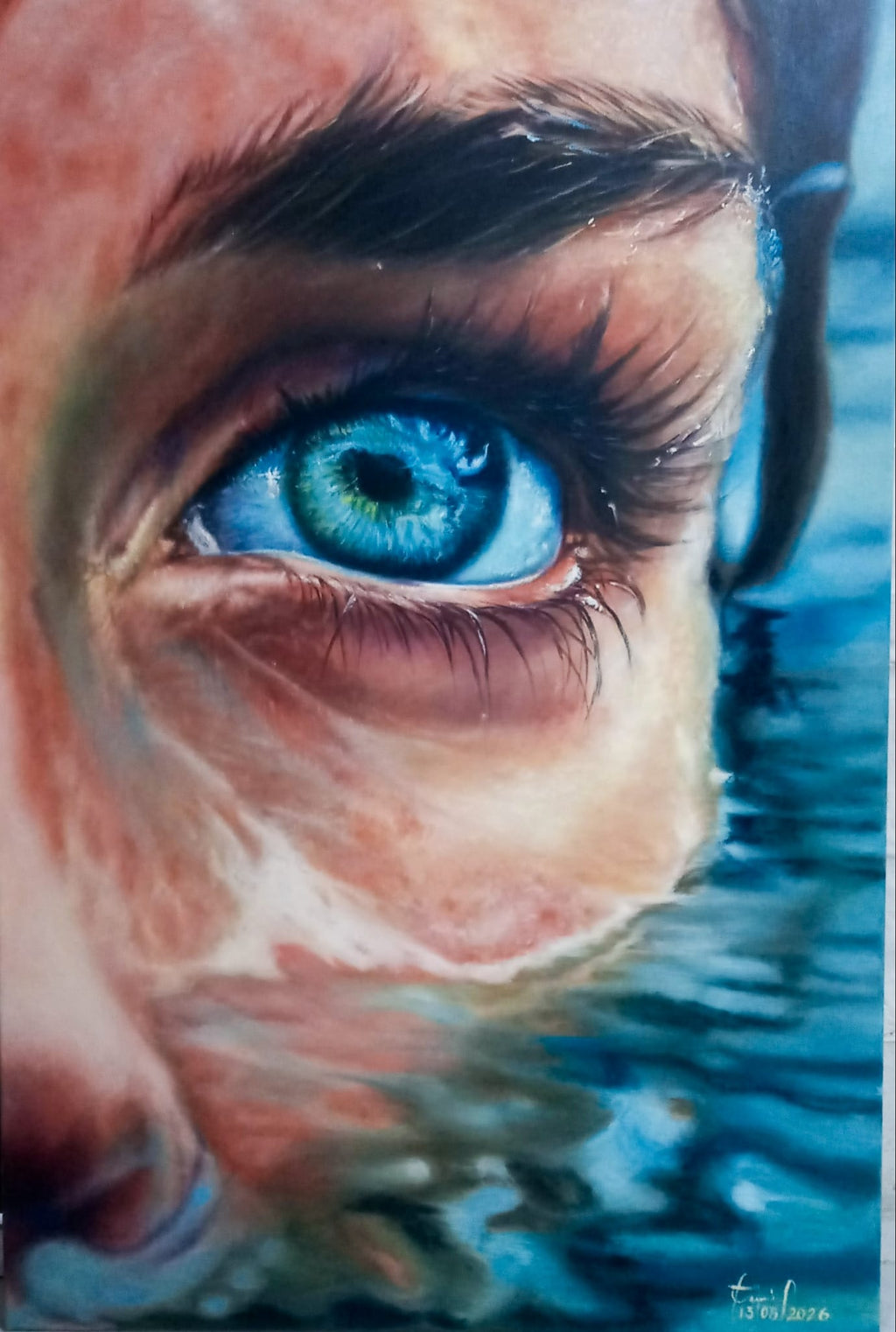 Reflejos del alma, óleo sobre lienzo,60/90cm